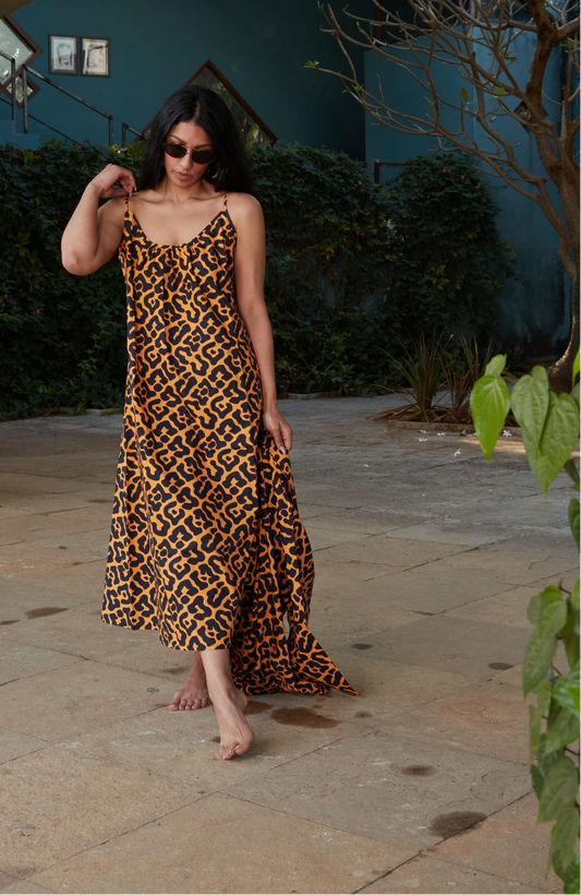 The Slip Dress - Cheetah